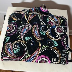 Vera Bradley Black Paisley Cosmetic Bag hanging organizer